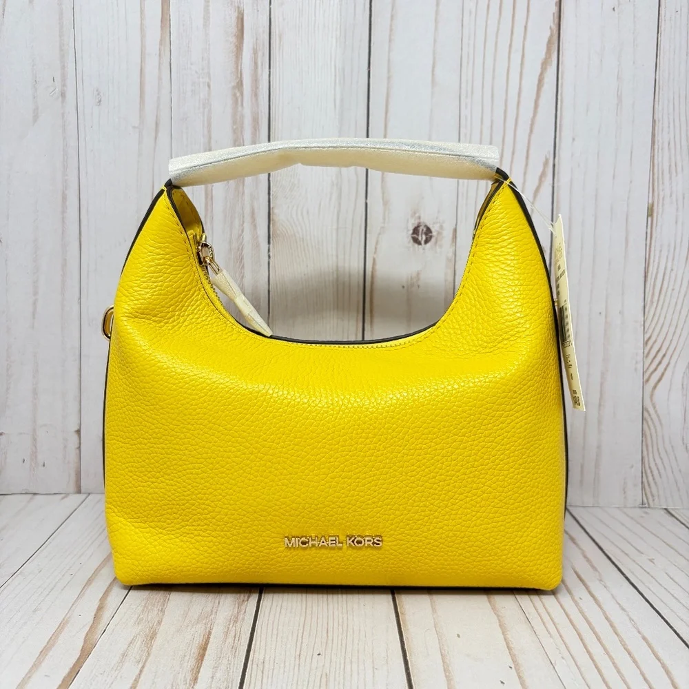 MICHAEL KORS Ember Small Bag in Daisy Yellow - New without crossbody strap - Picture 1 of 9